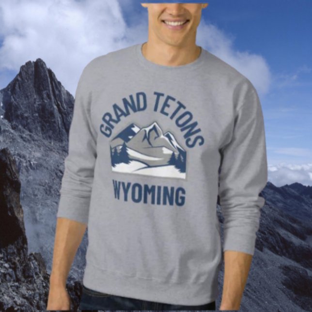 Moletom Grand Tetons Wyoming (Criador carregado)
