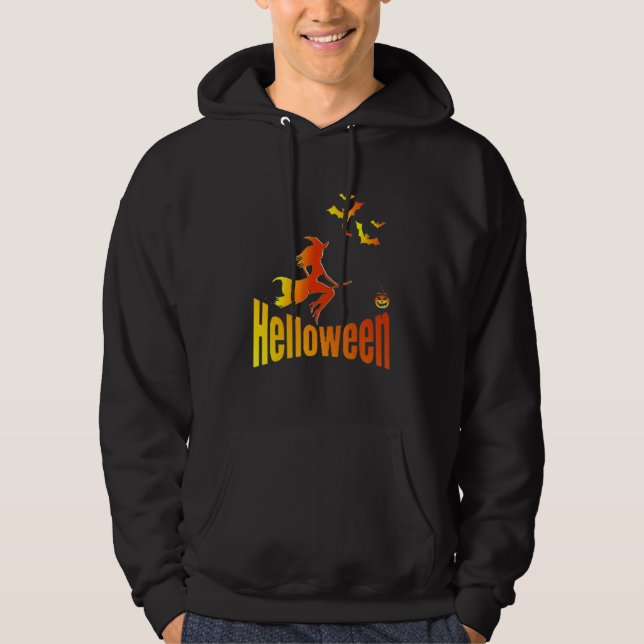 Moletom Grande Gráfico E Amigos De Halloween (Frente)