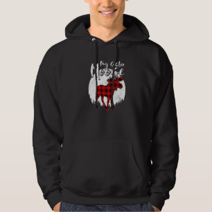 Moletom Grande Irmã Mose Vermelha Xadrez Buffalo Matando F