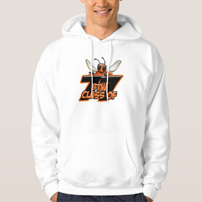 Moletom Grande logotipo do Hoodie branco (Frente)