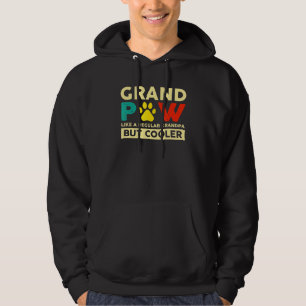 Moletom Grande Paw Como Um Vovô Regular Mas Cão Mais Frio