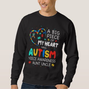 Moletom Grande Pedaço Do Meu Coração Tem Autismo Conhecime