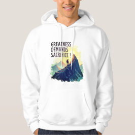 Moletom Grandeza Exige Sacrifício Hoodie – Motivacional