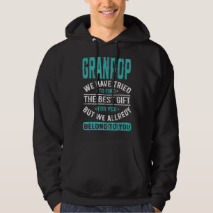 Moletom Granpop que tentamos encontrar o D do melhor pai