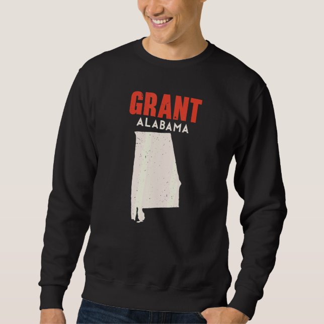 Moletom Grant Alabama EUA State America Viagem (Frente)