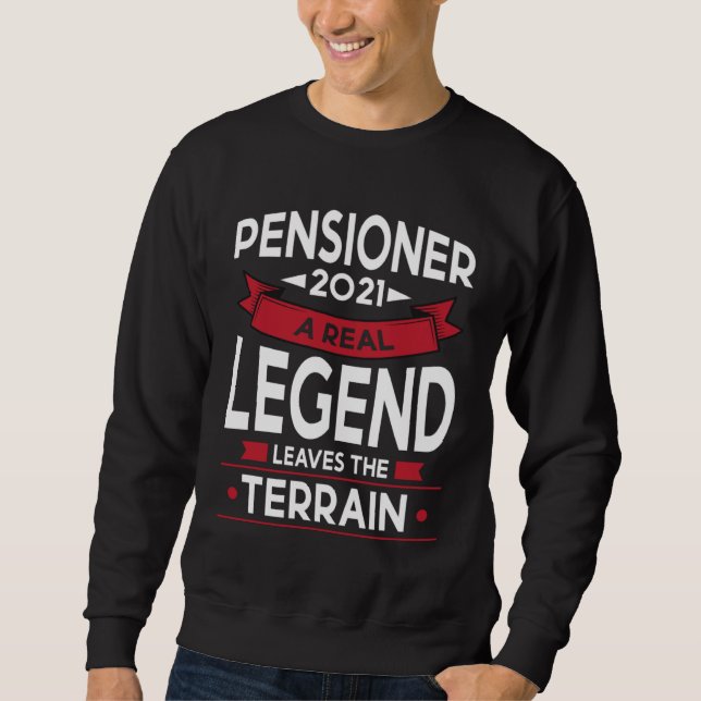 Moletom Great Pensioneer 2021  Pension Retirement Retiree (Frente)