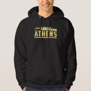 Moletom Grécia de Atenas Skyline Cityscape Engraçado Pre
