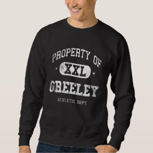Moletom Greeley Property Xxl Sport College Athletic Funny