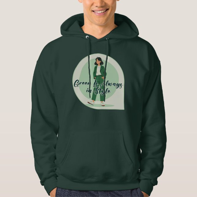 Moletom Green Is My Vibe Shirt – St Patrick’s Day Moleton (Frente)