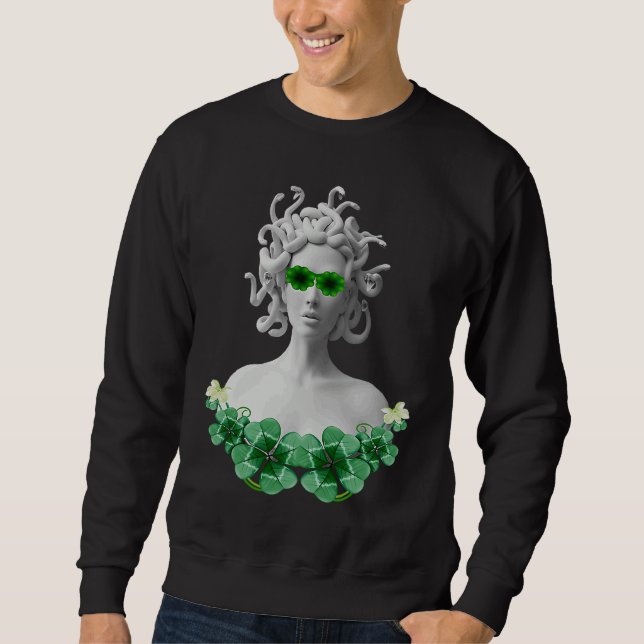 Moletom Green Saint Patricks Day Medusa (Frente)