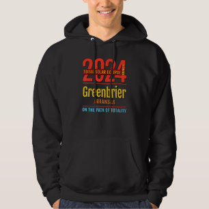 Moletom Greenbrier Arkansas AR Total Eclipse Solar 2024 4