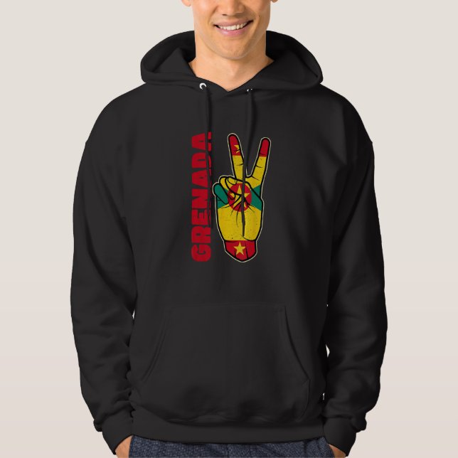Moletom Grenada souvenir Caribe nacional da ilha Grenadi (Frente)