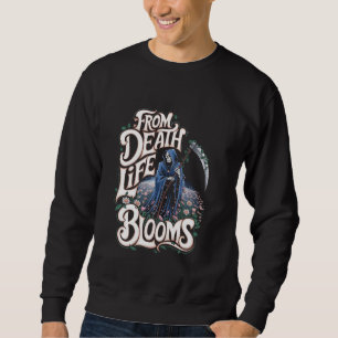Moletom Grim Reape Da Morte Bloomos Flores Arte Rebi