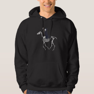Moletom Grim Reaper Dirigindo Um Esqueleto Assustador Deat