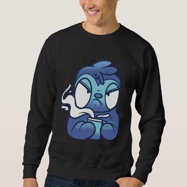 Moletom Grim Sloth Com Cobre De Café Para Falhas Amigos (Frente)