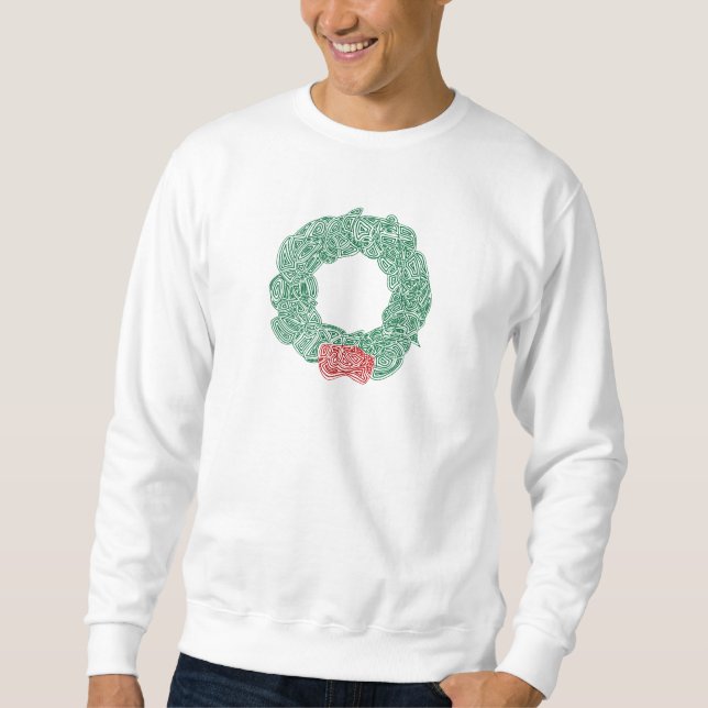 Moletom Grinalda do Natal de Scribbleprints (Frente)