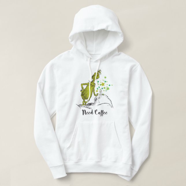 Moletom Grinch | Engraçado Precisa Café (Frente do Design)