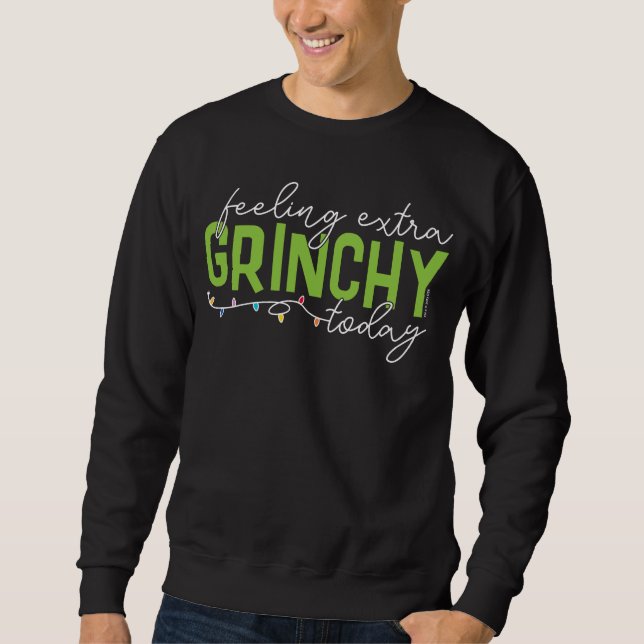 Moletom Grinch | Sentindo-me Extra Grinchoso Hoje (Frente)
