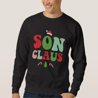 Moletom Groovy Christmas Son Claus Team Santa Elf Matching