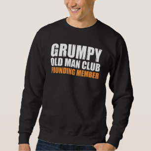 Moletom Grumpy Old Man Club Fundador Membro Engraçado Padr