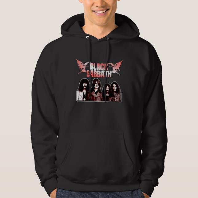 Moletom Grupo de Contorno do Blac Sabbath (Frente)