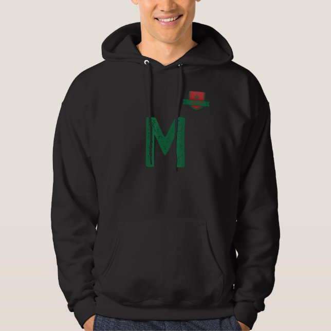 Moletom Grupo de Sinalizador de Equipe roupa - M - Marroco (Frente)