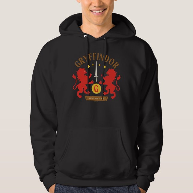 Moletom GRYFFINDOR™ House Double Lion Sword Graphic (Frente)