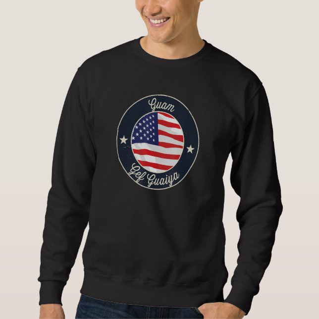 Moletom Guam Souvenir Retro Graphic (Frente)