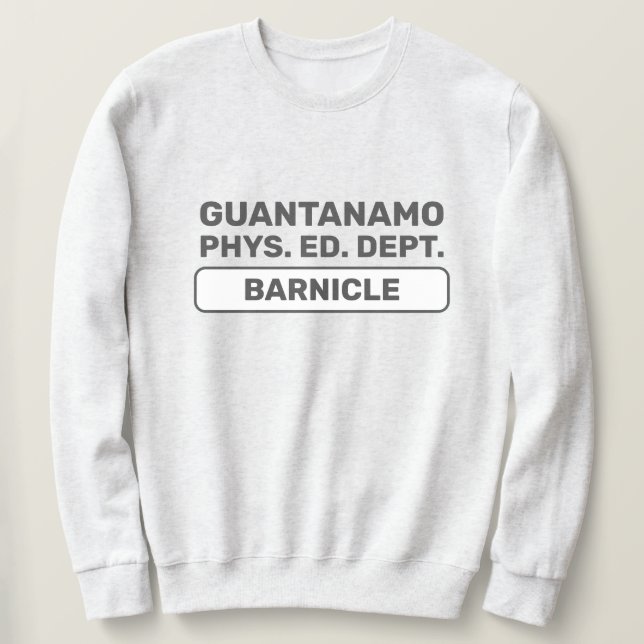 Moletom Guantanamo Phys. Ed. Dept.™ Sweatshirt (Frente do Design)