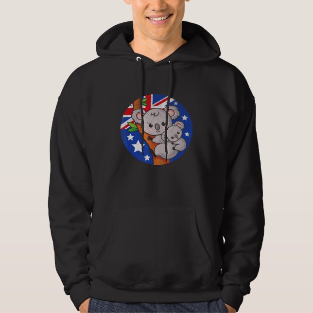 Moletom Guarde A Bandeira Koala Da Austrália Koalas Austra (Frente)