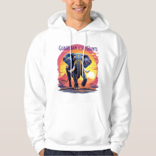 Moletom Guardião dos Gigantes - Hoodie Elefante Robótico