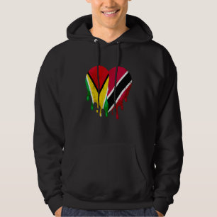 Moletom Guatemala Trinidad e Tobago Bandeira Coração Cidad