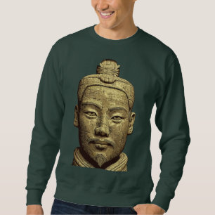 Moletom Guerreiro de Terracota - Arte Dourada Antiga
