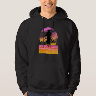 Moletom Guerreiro Samurai Japonês Pôr do Sol Dividido Retr