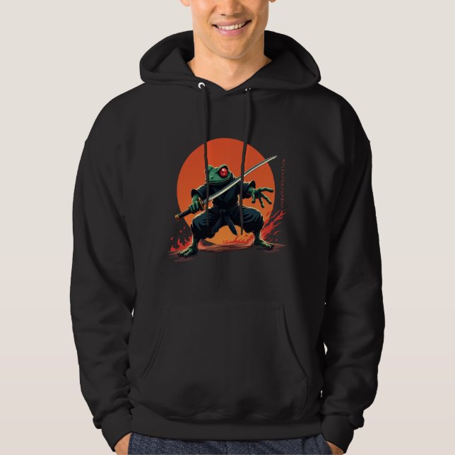 Moletom Guerreiro Sapo Ninja - Combatente Anime Samurai Ka (Frente)