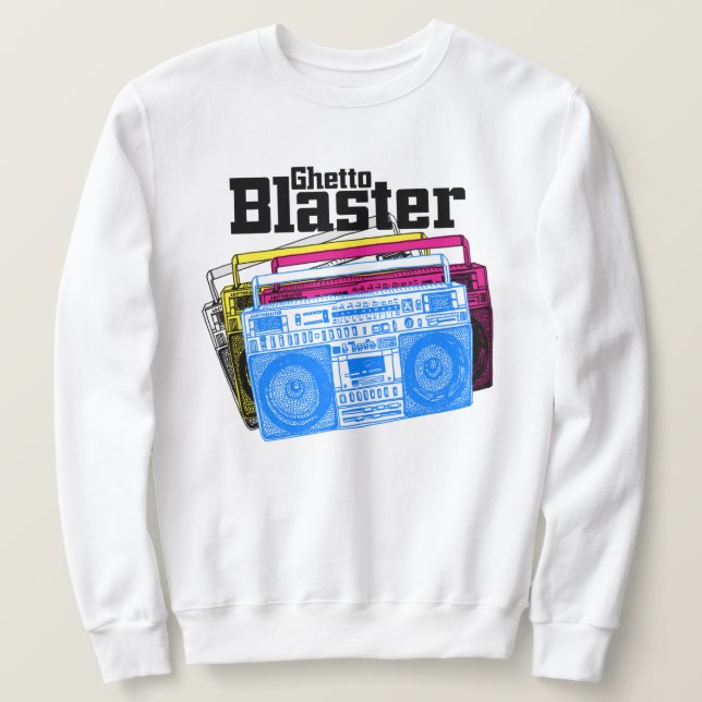 Moletom Gueto Blaster (Frente do Design)