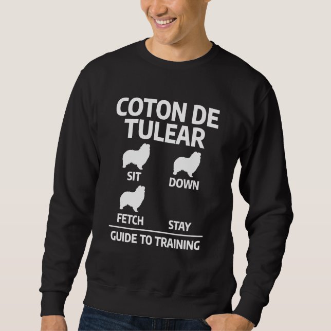 Moletom Guia de Treinamento Coton De Tulear Dog Trainer (Frente)