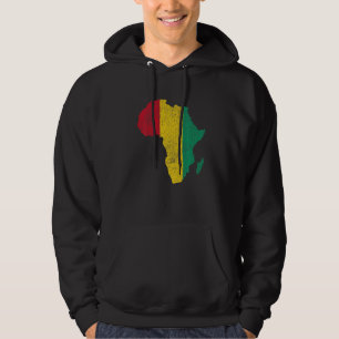 Moletom Guiné Flag Africa Continente Silhouette Gift for G