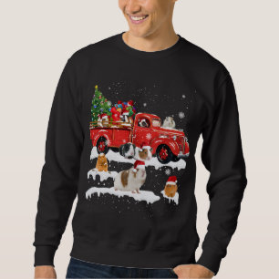 Moletom Guiné-rolo Vermelho Caminhão Feliz Natal X mas