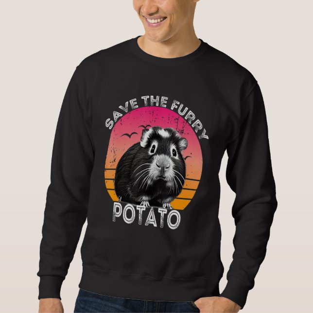 Moletom Guinea Pig Save The Furry Potato (Frente)