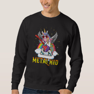 Moletom Guitar Rainbow Wing Unicorn Heavy Rock Music Metal