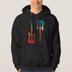 Moletom Guitarra Retro Guitarrista Baixo Elétrico Rock M
