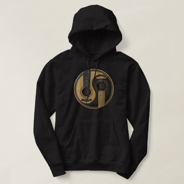 Moletom Guitarra Ying Yang (Frente do Design)