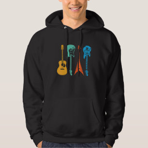 Moletom Guitarristas legal Homens Mulheres Vintage Gui Acú