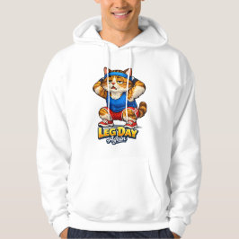 Moletom Gym Cat Humor Artwork – Funny Workout Style
