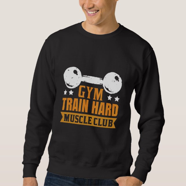 Moletom Gym Train Duro Muscle Club (Frente)