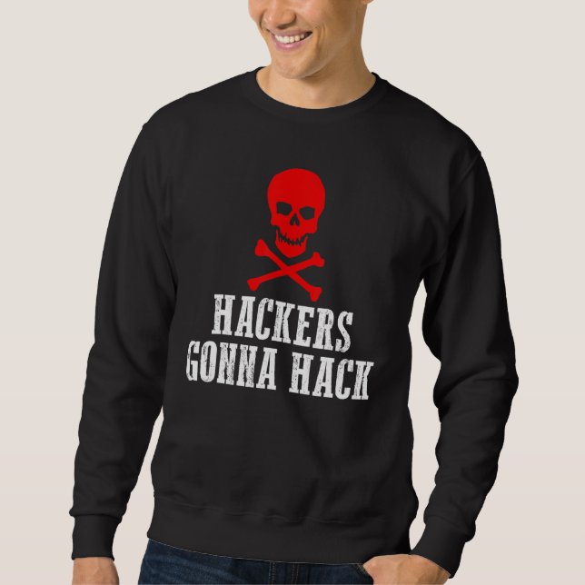 Moletom Hackers Hackearão Segurança E Protegerão Presentes (Frente)