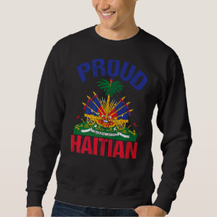 Moletom Haiti: América do Haiti Bandeira Orgulhosa de Amor
