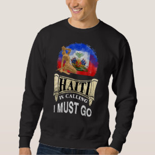 Moletom Haiti: Bandeira da Ilha Haitiana Orud Ayiti Está C