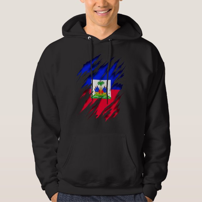 Moletom Haitiano Bandeira Haiti (Frente)